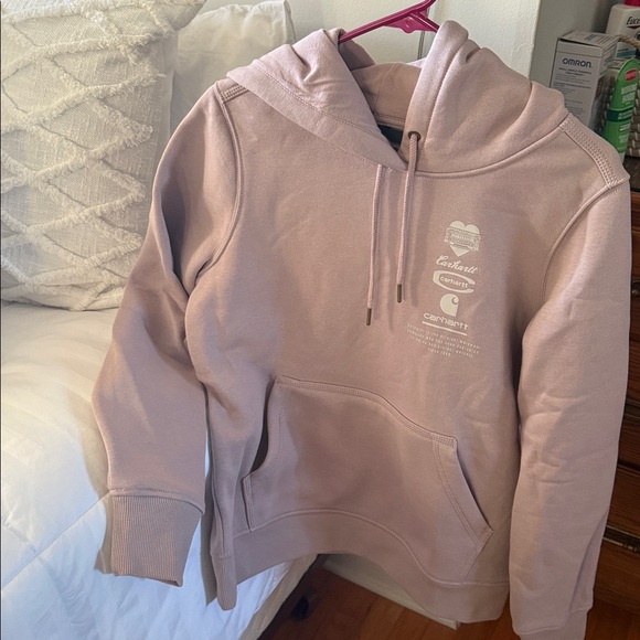 Carhartt women’s Lavender/ Mauve Hoodie NWT size small - Picture 3 of 9